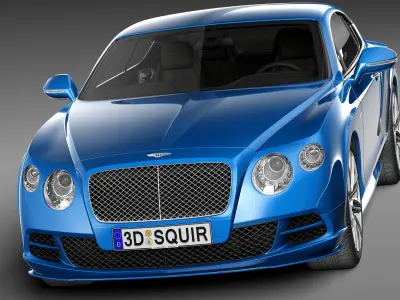 Bentley Continental GT Speed 2015 3D model
