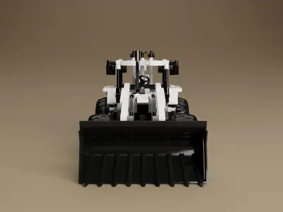  Lego Technic 8069 Backhoe Loader 3D model