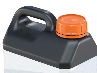 5L Plastic Jerrycan 3D model