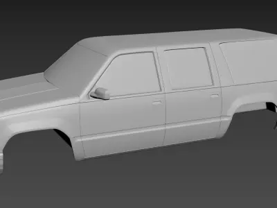 Chevrolet Suburban 1999 Body For Print 3D print model