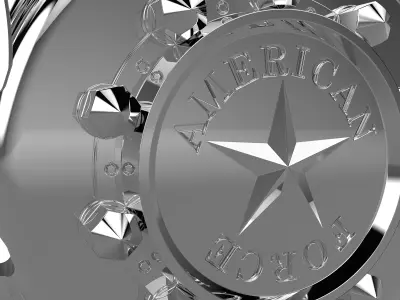 AMERICAN FORCE F08 FLOW DRW WHEEL 3D print model