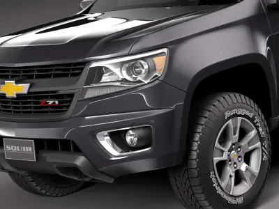Chevrolet Colorado ShortCab 2015 3D model