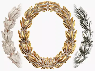Classic carved 227 3D model