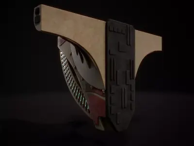 building 6a Low-poly 3D model