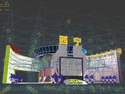 Exhibition - Area - 15X9-3DMAX2009-04 3D model