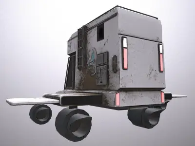 Stylized Concept Cars  3D Model Pack