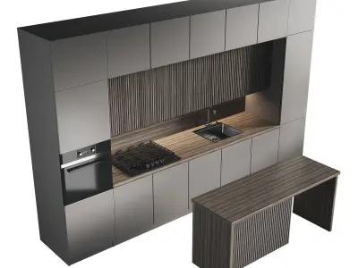 Modern kitchen 11 3D model