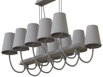 Lightstar corona chandelier 3D model