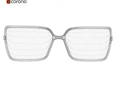 Sunglasses No 6 3D model