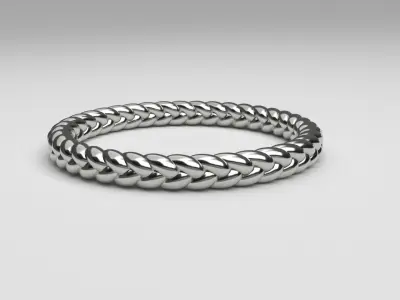 Braided Ring US Size 7 3D print model