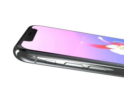 Apple iPhone X And iPhone 8 And iPhone 8 Plus All Colors 3D model