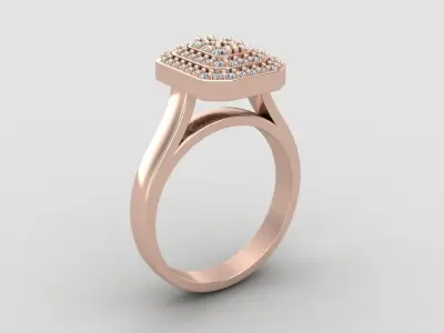 Pack of Emerald rings 41-MWC 3D print model