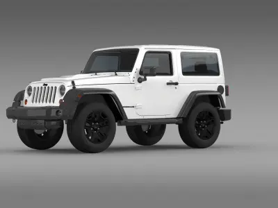 Jeep Wrangler Moab 2012 3D model