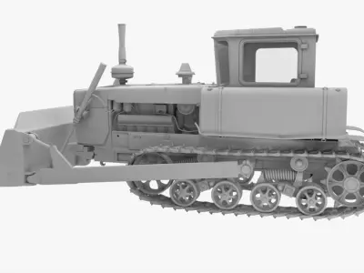 Tracktor DT-75 3D model