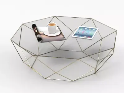Octagon Coffee Table 3D model