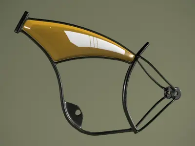 Bicycle Pack Low-poly 3D model