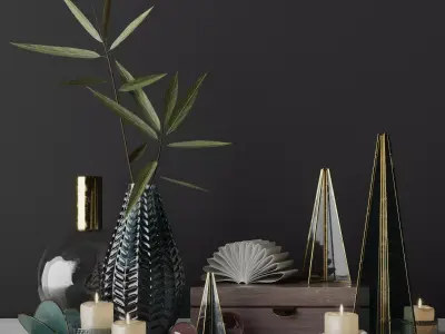 Decorative set Y1 3D model