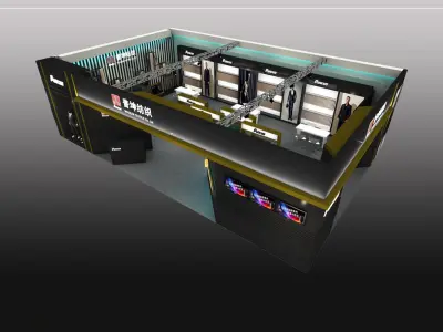 Exhibition - Area - 14X9-3DMAX2010-013 3D model