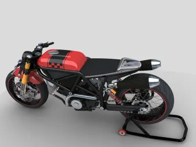 Cafe Racer Concept 3D model