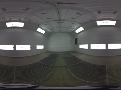 Automotive Spray Booth HDR Image 3D model