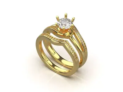  ring code 247 3D print model