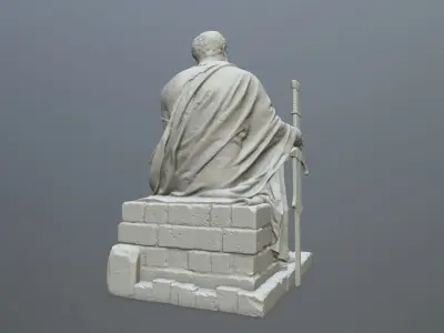Man Statue 3D print model