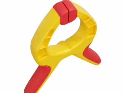 Plastic Clamps 3D model