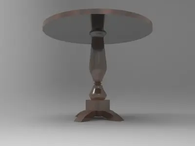 Decoration Table Low-poly 3D model