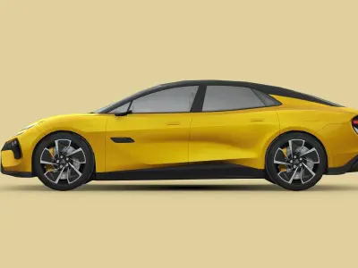 Lotus Emeya 2024 Low-poly 3D model