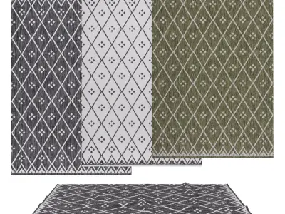 Rugs No 724 Low-poly 3D model