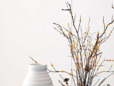 decoration style New Chinese vase 3D model