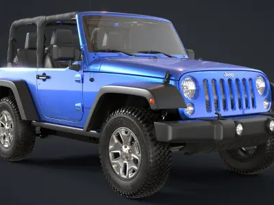 Jeep Wrangler JK 3D model