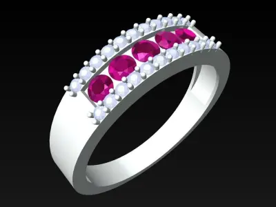 Diamond Ring - N5277 Free 3D print model