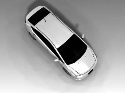 Toyota prius car model full option and  material for all scene  3D model