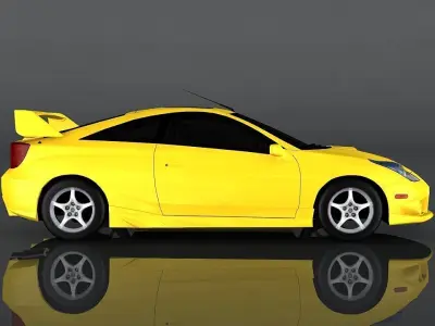 Toyota Celica SS Low-poly 3D model