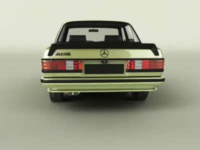 Mercedes-Benz W123 AMG 3D model