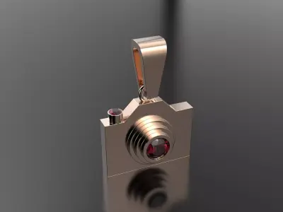Camera pendant 3D print model