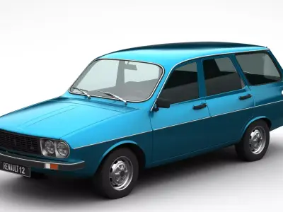 Renault 12 TSW 3D model