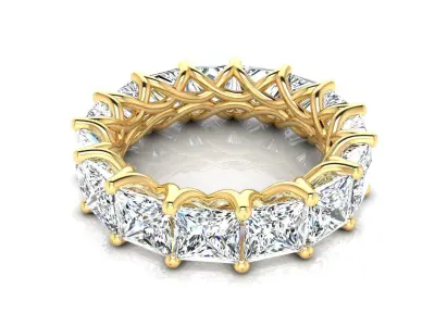 Ring M18 The luxury female ring with gems wedding 3D print model