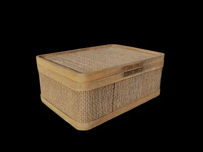 Anydrafts Decorative box 01 Low-poly 3D model