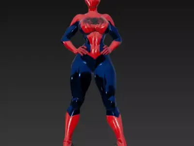Spider Woman 3D print model