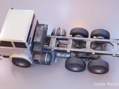 Truck - Star 266 Low-poly 3D model