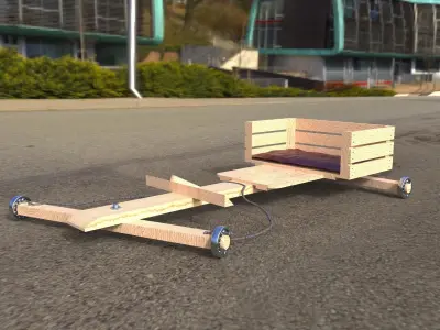 TURKISH TORNET Low-poly 3D model