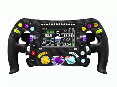 Mercedes F1 Steering Wheel 3D model