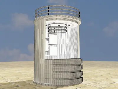 Booth Exhibition Stand a337 3D model