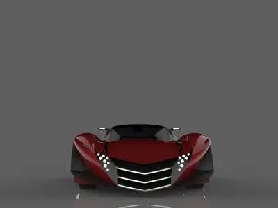 pagani thundura Free 3D model