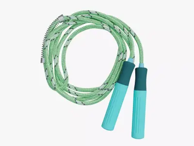 Skipping green 3D model