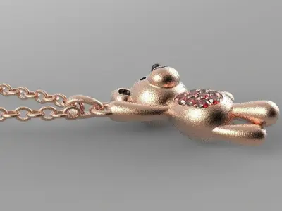 Bear  necklaces 3D print model