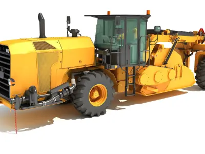 Road Reclaimer 3D model