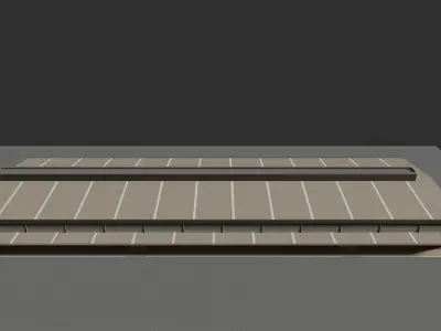 Factory and warehouse 3D model